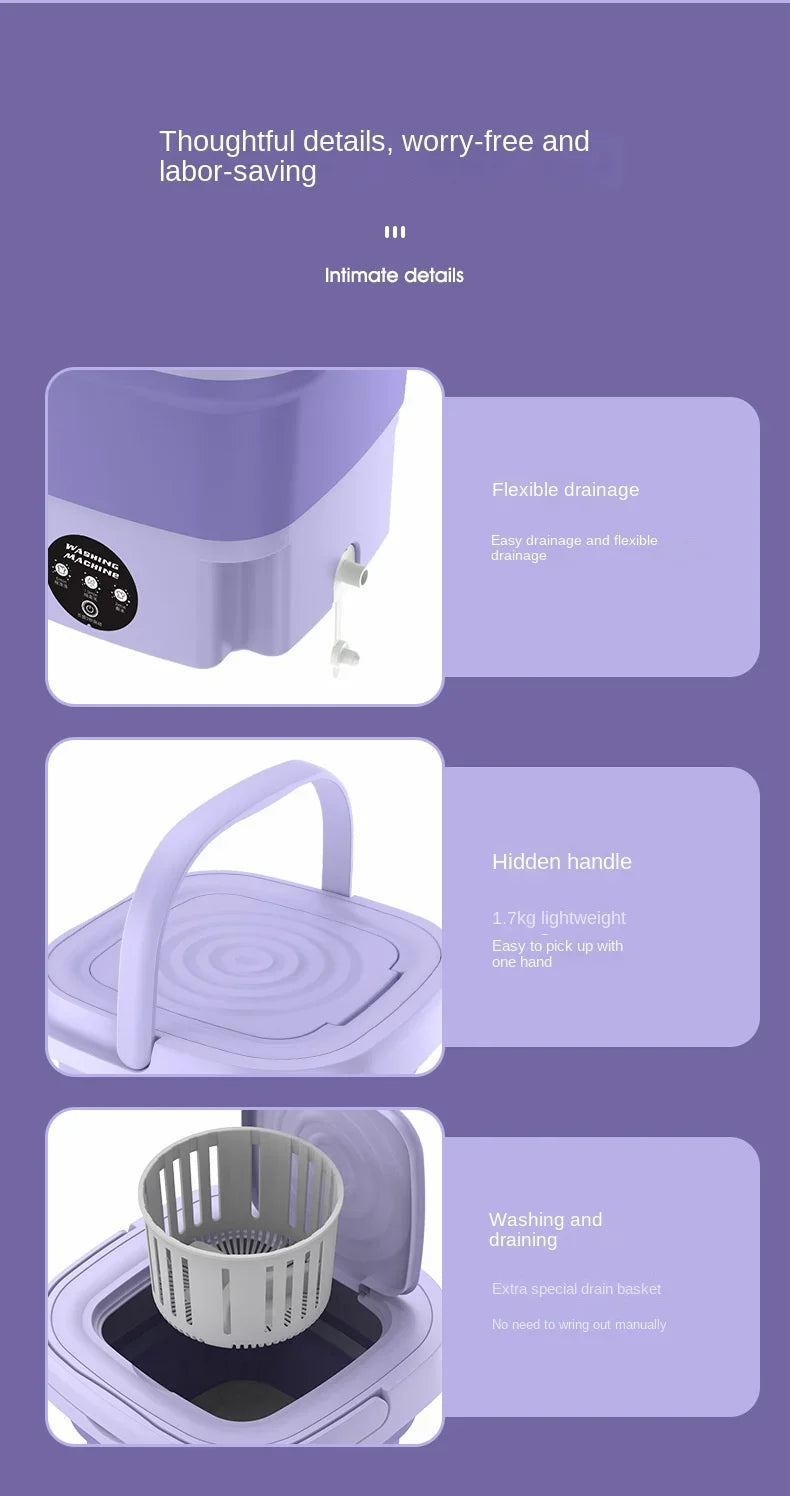 TurborWash mini portable washing machine